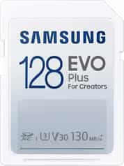 128GB Samsung EVO Plus SDXC U3 Memory Card