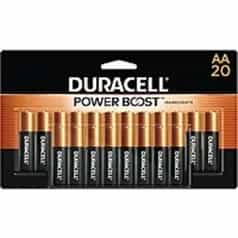 20-Pack Duracell Coppertop AA Alkaline Batteries