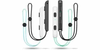4-Pack Wrist Strap for Joycon Controller (Black/White)