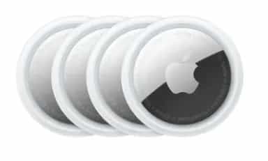 Apple - AirTag (4-Pack) - Silver