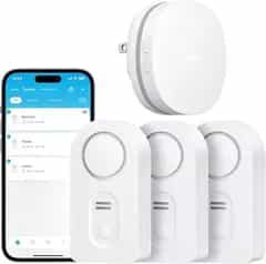 Govee WiFi Water Sensor 3 Pack, Smart Water Leak Detector