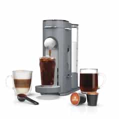 Ninja Pods & Grounds Single-Serve Coffee Brewer, Steam Grey