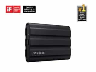 Portable SSD T7 Shield USB 3.2 1TB (Black)