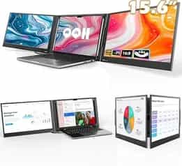 QQH 15.6" Triple Laptop Screen Extender