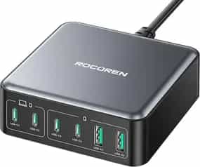 Rocoren 270W 6-Port USB-C Charging Station 