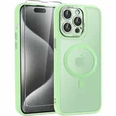 WRJ MagSafe Case for iPhone 15 Pro Max w/ Screen Protector