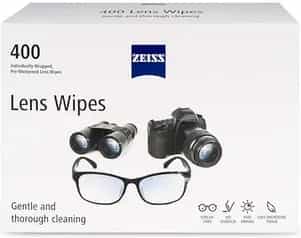 ZEISS Pre-Moistened Alcohol Wipes, Glasses Cleaner