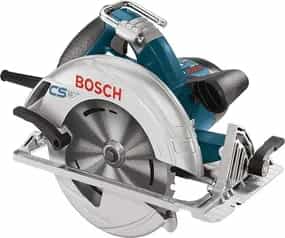 BOSCH CS10 15 Amp Circular Saw 7-1/4 Inch Blade 0-56 Degree Bevel Capacity, 120 Volt