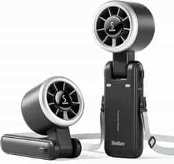 Diveblues Portable Handheld Turbo Fan, 5 Gear Wind, Battery Operated