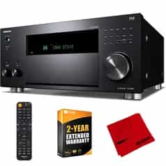 Onkyo TX-RZ50 9.2-Channel THX Certified AV Receiver + 2 Year Warranty Bundle