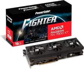 PowerColor Fighter AMD Radeon RX 7800 XT 16GB GDDR6 Graphics Card